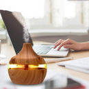 Humidificador y aromatizador de aire ultrasónico USB con LED