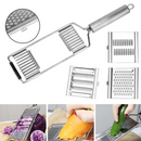 Cortador de verduras de acero inoxidable 4 en 1