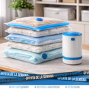 SpaceMax™ – Kit organizador al vacío + bomba eléctrica