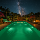 Kit de iluminación LED RGB para piscina – Sin cables y con control