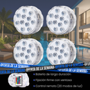 Kit de iluminación LED RGB para piscina – Sin cables y con control