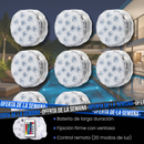 Kit de iluminación LED RGB para piscina – Sin cables y con control