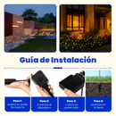 Kit de luces luciérnaga con energía solar